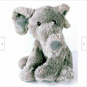 Aurora Gray Elephant Plush Stuffed Animal 11.5 Inch